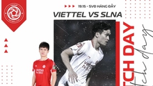 Lịch thi đấu bóng đá hôm nay 1/6: Viettel vs SLNA