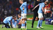 Ác mộng chấn thương lặp lại với De Bruyne ở chung kết Champions League, fan Man City run rẩy lo đội nhà thua Inter 