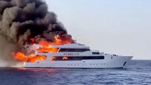 Du thuyền bốc cháy dữ dội tại Biển Đỏ, 3 du khách Anh mất tích