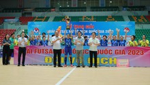 Đánh bại đội của hot girl Trần Thị Duyên, Thái Sơn Nam TP.HCM vô địch giải futsal nữ VĐQG 2023