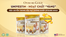 Univestin - Hoạt chất "vàng" độc quyền trong sữa hạt xương khớp Ovisure Gold