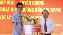 Bắc Giang: Khen thưởng học sinh đạt giải kỳ thi Olympic Vật lí châu Á - Thái Bình Dương 2023