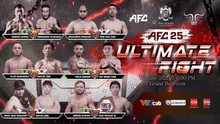 MMA AFC 25 trực tiếp duy nhất trên kênh ON Sports+ VTVcab ngày 10/6