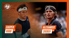 Link xem trực tiếp Casper Ruud vs Zverev, Roland Garros 2023 vòng bán kết