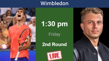 Link xem trực tiếp Alcaraz vs Muller, Wimbledon 2023 vòng 2