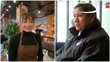'Vợ quốc dân' Hoàng Loan đi phục vụ quán cafe, HLV Mai Đức Chung 'ngớ người' khi nhận ra học trò