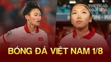 Bóng đá Việt Nam 1/8: Tuyển nữ Việt Nam chốt đội hình, Huỳnh Như dự bị