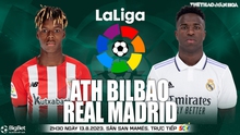 Nhận định bóng đá Bilbao vs Real Madrid (03h00, 13/8), nhận định bóng đá La Liga vòng 1