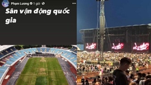 Ảnh sân Mỹ Đình sau concert của Blackpink do Thành Lương đăng tải gây 'bão mạng'