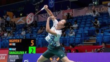 'Hot girl' cầu lông Thùy Linh không thể tạo bất ngờ trước cựu vô địch thế giới