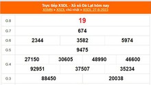 XSDL 27/8, kết quả xổ số Đà Lạt hôm nay 27/8/2023, KQXSDL ngày 27 tháng 8