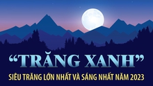 'Trăng Xanh' - Siêu trăng lớn nhất và sáng nhất năm 2023