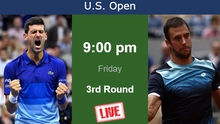 Link xem trực tiếp Djokovic vs Djere (7h40 hôm nay), vòng 3 US Open 2023 