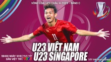 Nhận định bóng đá U23 Việt Nam vs Singapore (19h00, 12/9), vòng loại U23 châu Á 