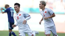 Quang Hải chớp thời cơ cực nhanh, trừng phạt sai lầm thủ môn nhập tịch của Nhật Bản, giúp Việt Nam toàn thắng vòng bảng ASIAD