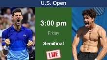 Link xem trực tiếp Djokovic vs Shelton (02h00, 9/9), vòng bán kết US Open 2023 
