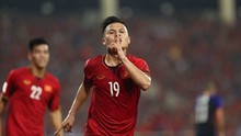 ĐT Việt Nam tập ăn mừng bàn thắng trước trận gặp Nhật Bản tại Asian Cup
