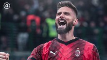 Kết quả Serie A: Giroud 'gieo sầu' cho Mourinho, AC Milan thắng 3-1 trước AS Roma