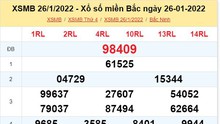 XSMB 26/1, kết quả xổ số miền Bắc hôm nay ngày 26/1/2024, KQXSMB hôm nay ngày 26 tháng 1