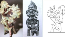 Người Đông Sơn (kỳ 17): Những tượng rời Đông Sơn dùng để gắn vào một đồ vật khác