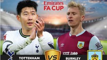 Nhận định bóng đá Tottenham vs Burnley, Cúp FA vòng 3 (03h00 hôm nay 6/1)