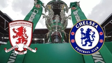 Lịch thi đấu bóng đá hôm nay 9/1: Trực tiếp Middlesbrough vs Chelsea