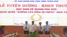 Khen thưởng Quán quân “Đường lên đỉnh Olympia” năm 2024