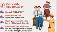 Mở đợt cao điểm xử lý nghiêm học sinh và phụ huynh vi phạm giao thông