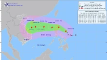 Tin bão gần Biển Đông (Cơn bão TRAMI)