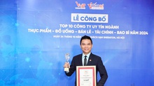 Herbalife Việt Nam vinh danh Top 10 Công ty Thực phẩm Uy tín lần thứ tư liên tiếp