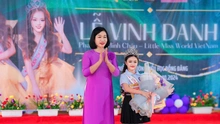 Trường tiểu học Đồng Đăng vinh danh "mẫu nhí" Phan Thị Minh Châu trước khi thi sắc đẹp quốc tế