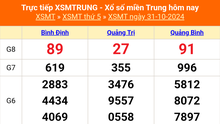 XSMT 31/10 - Kết quả xổ số miền Trung hôm nay 31/10/2024 - KQXSMT thứ Năm ngày 31 tháng 10