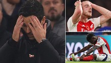 HLV Arsenal thừa nhận bị bão chấn thương càn quét, lo lắng về khả năng đua vô địch