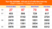 XSMN 16/11 - Kết quả xổ số miền Nam hôm nay 16/11/2024 - Trực tiếp XSMN ngày 16 tháng 11