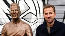 Tượng Harry Kane mất 5 năm để ra mắt, bị chê xấu như tượng Ronaldo