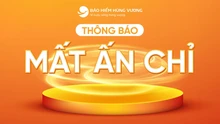 Công ty Bảo hiểm Hùng Vương Sài Gòn thông báo mất ấn chỉ