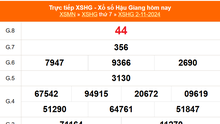 XSHG 2/11 - Kết quả xổ số Hậu Giang hôm nay 2/11/2024 - Trực tiếp XSHG ngày 2 tháng 11