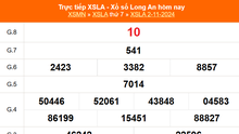 XSLA 2/11 - Kết quả xổ số Long An hôm nay 2/11/2024 - Trực tiếp XSLA ngày 2 tháng 11