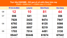 XSMN 2/11 - Kết quả xổ số miền Nam hôm nay 2/11/2024 - Trực tiếp XSMN ngày 2 tháng 11