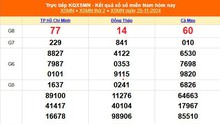 XSMN 25/11 - Kết quả xổ số miền Nam hôm nay 25/11/2024 - Trực tiếp XSMN ngày 25 tháng 11