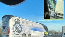 Xe bus chở Real Madrid gặp tai nạn liên hoàn sau trận thua Liverpool