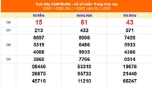 XSMT 30/11 - Kết quả xổ số miền Trung hôm nay 30/11/2024 - KQXSMT thứ Bẩy ngày 30 tháng 11