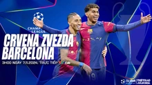 Nhận định, soi tỷ lệ Sao đỏ Belgrarde vs Barcelona 3h00 ngày 7/11, cúp C1 lượt trận thứ 4