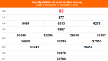 XSHCM 9/11 - XSTP thứ Bảy - Kết quả xổ số Hồ Chí Minh hôm nay ngày 9/11/2024