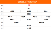 XSLA 9/11 - Kết quả xổ số Long An hôm nay 9/11/2024 - Trực tiếp XSLA ngày 9 tháng 11