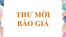 Thư mời chào giá 