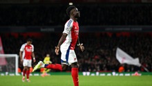 Saka đã vươn lên tầm cao mới ở Arsenal