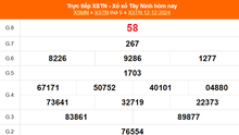 XSTN 12/12 - Kết quả xổ số Tây Ninh hôm nay 12/12/2024 - Trực tiếp XSTN ngày 12 tháng 12