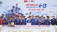 Kết thúc giải bóng đá thiếu niên quốc tế U13 Việt Nam & Nhật Bản