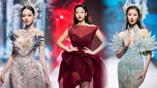 Dàn Hoa hậu, Á hậu catwalk chuyên nghiệp trên sàn diễn Vietnam Beauty Fashion Fest 10